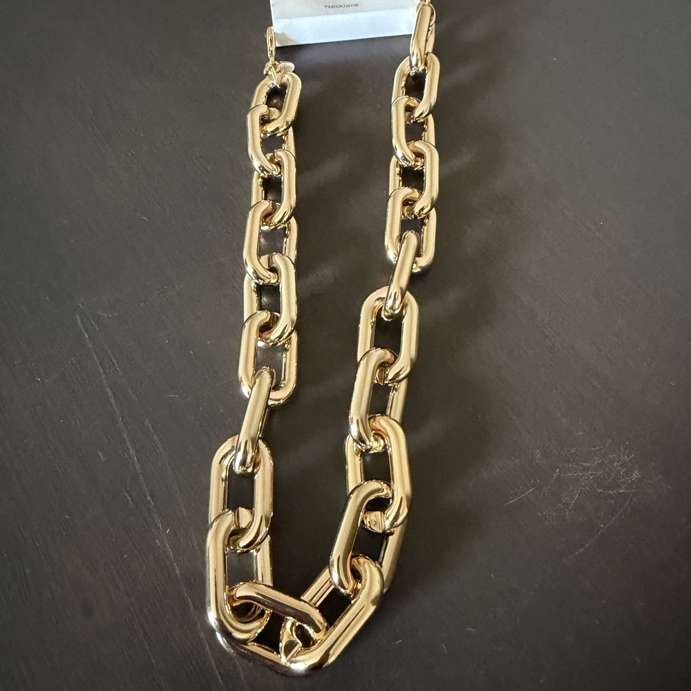 J. Crew Gold Chunky Link Necklace - Picture 3 of 6